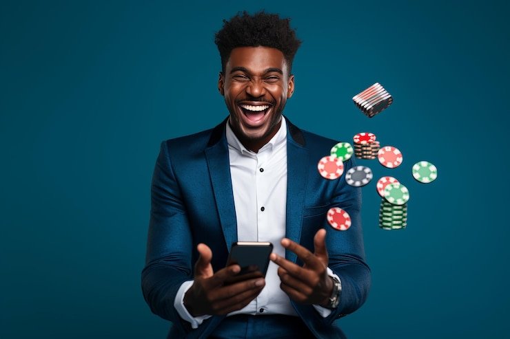 Naga neon menjaga gulungan slot fantasi