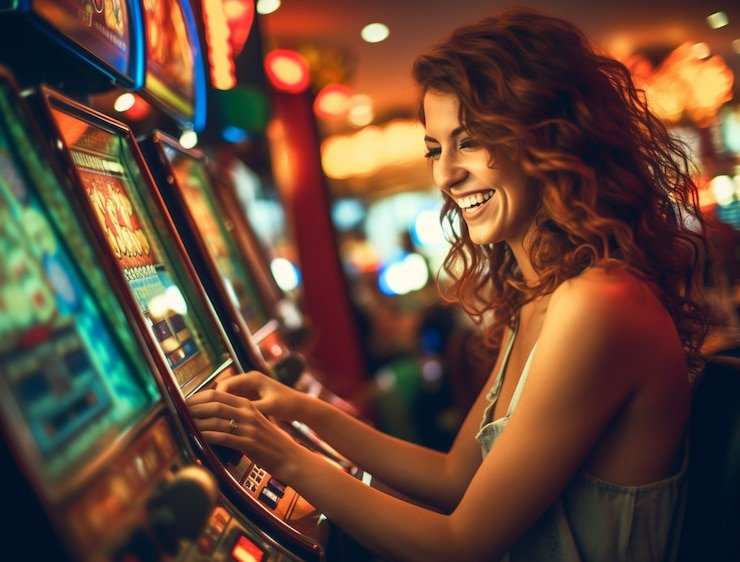 Tampilan mobile slot naga berwarna neon
